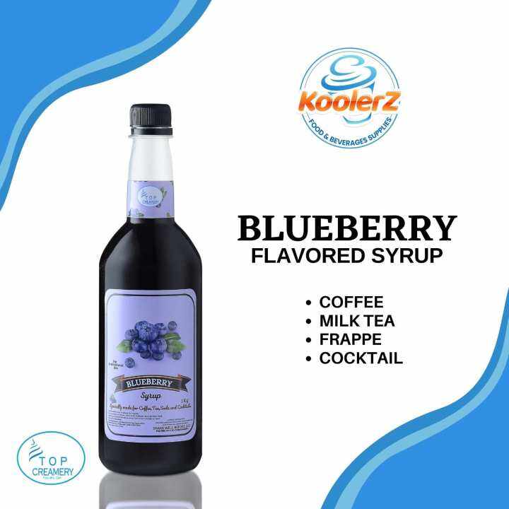 Top Creamery Blueberry Syrup 750ml Lazada PH