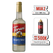 Siro Pha Chế Vị Mojito Bạc Hà Torani Classic Mojito Mint Syrup 750ml Mỹ