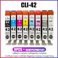 YC 8x CLI-42 CLI-42BK CLI-42C CLI-42Y CLI-42GY CLI-42LGY CLI-42M CLI-42PC CLI-42PM For Canon CLI-42 PIXMA Pro-100 PIXMA Pro-100S Ink Cartridges