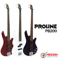 Proline รุ่น PB200 Modern Type Series  เบส 4 สาย 22 เฟร็ต แบบ Active P-J Pickup