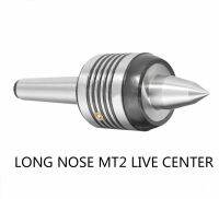 คุณภาพสูง 1pcs จมูกยาว MT2 Live Center Mayitr Precision 55-60HRC / 45-50HRC 0.0002－ความแม่นยําของมอร์สเรียวแบริ่งสําหรับเครื่องกลึง T