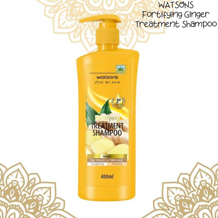 WATSONS Fortifying Ginger Treatment Shampoo Lazada