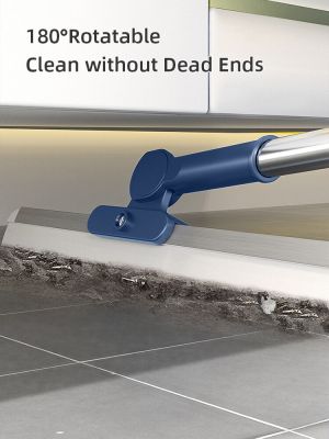 ไม้กวาดซิลิโคนมหัศจรรย์ที่อุปกรณ์ทำความสะอาดบ้านน้ำกวาดพื้นที่เช็ดทำความสะอาดห้องน้ำ