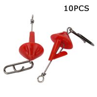 10pcs 7cm 2.4g Fishing Hook Remover Wide Range Clip Extractor Bait Quick Release Hook Shield For Sea Fishing ​Pesca Fish Tackle