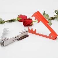 【LZ】 Durable Florist Flower Rose Cut Tool Thorn Stem Leaf Stripper Rose Plier Removing Burrs Garden Tool