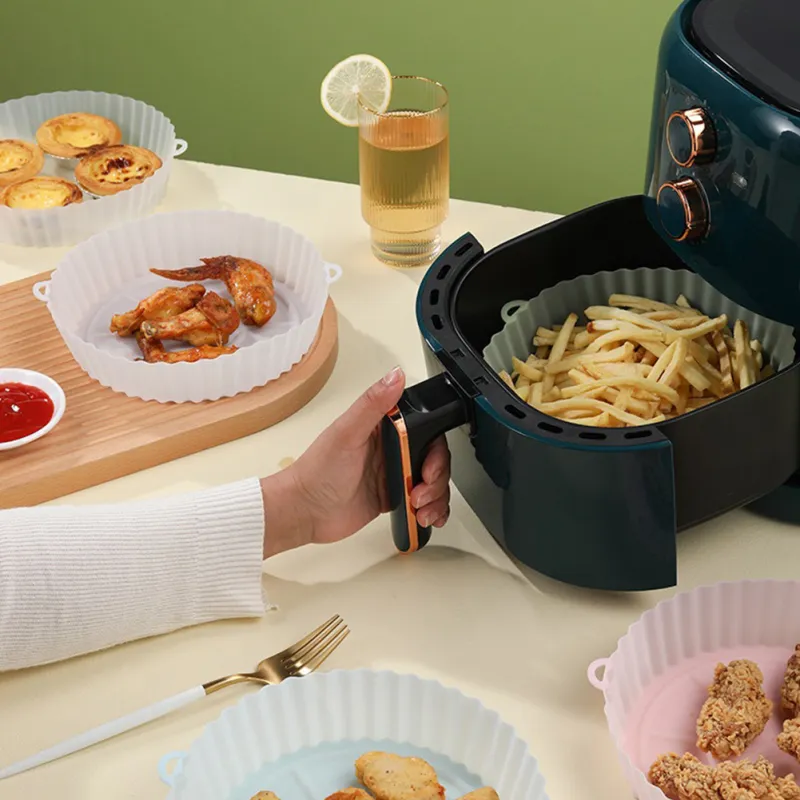 Air Fryer Silicone Pot Multifunctional Air Fryer Basket Liners Air