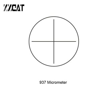937 Crosshair Graticule Value Cruciform Plate External Internal Micrometer Graticule Microscope Reticle