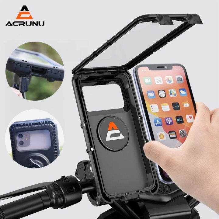 【READY】ACRUNU Phone Holder Motorcycle Waterproof Bicycle Ebike Phone