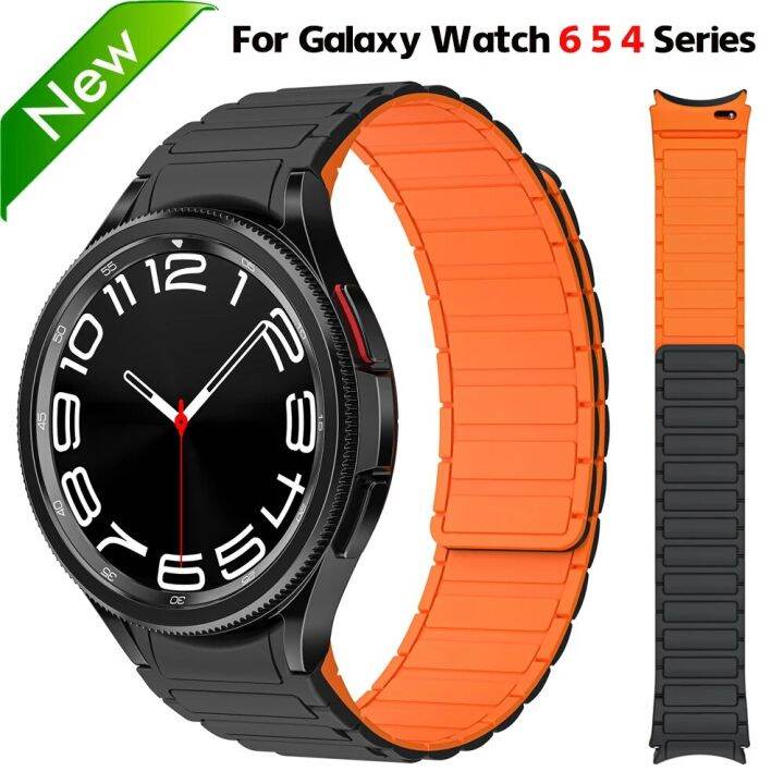 NEW Silicone Strap for Samsung Watch 6 5 4 40MM 44mm Watch 5 Pro 45mm