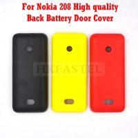 High quality Back Cover For Nokia 208 Mobile Phone Back housing battery door Cover Case