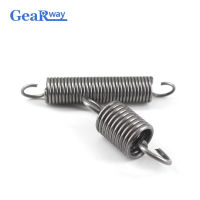 Gearway สปริงต่อ2ชิ้น,สปริงขยายความหนา2มม. ขนาดเล็ก50-100มม. เหล็กสปริงดึงพร้อมตะขอ