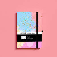 Corderona Love Bubble Bullet Dotted Journal หนังเทียมวงยืดหยุ่นปากกาห่วง 160gsm A5 ปกแข็ง Bujo Dot Grid Notebook