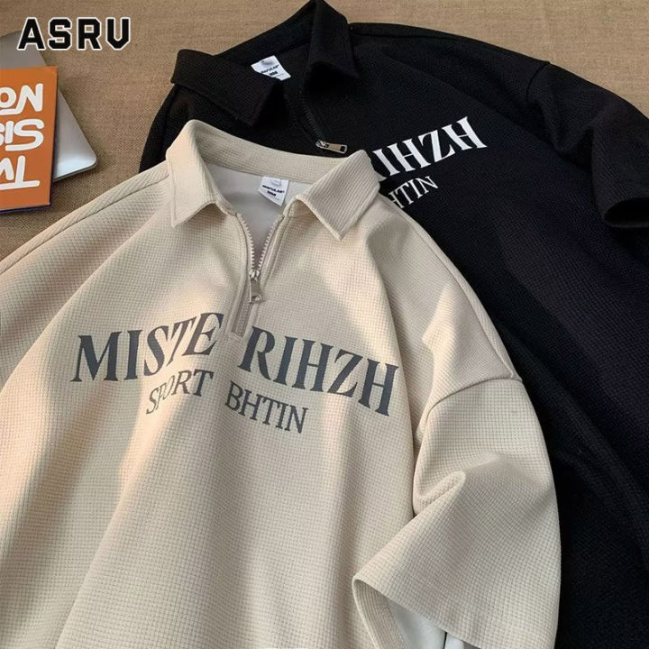 asrv-เสื้อโปโลผู้ชาย-polo-เสื้อคอปกผูชาย-เสื้อกีฬาคอปก-เสื้อยืดคอปก-เสื้อโปโลง่ายและอเนกประสงค์เสื้อโปโลแขนสั้นผู้ชาย