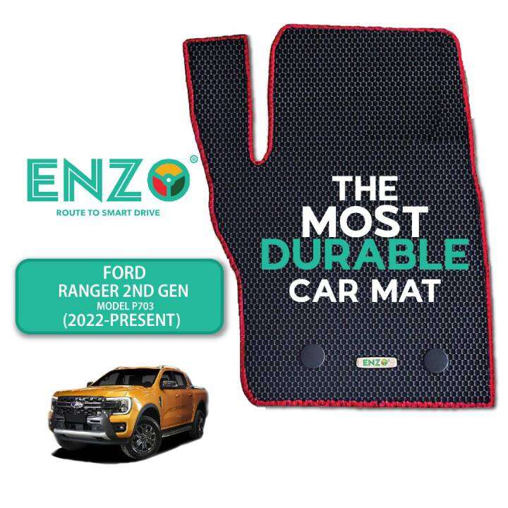 ENZO Car Mat Ford Ranger 2nd Gen Model P703 (2022Present) Lazada