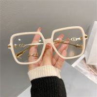 {Paopao glasses} 2022ขนาดใหญ่โปร่งใสกรอบแว่นตาสายตาสั้นผู้หญิงผู้ชาย Anti Blue Light Square แว่นตา Optical Spectacle แว่นตา