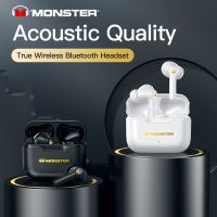 Monster XKT02 TWS - ชุดหูฟังไร้สายบลูทูธ 5.1 ซับวูฟเฟอร์ คุณภาพเสียงรอบทิศทาง HIFI อายุการใช้งานแบตเตอรี่ยาวนาน หูฟังสำห