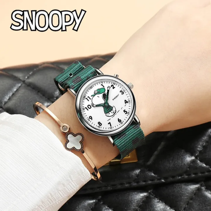 [Snoopy] official authentic Snoopy Snoopy Snoopy cartoon watch students
