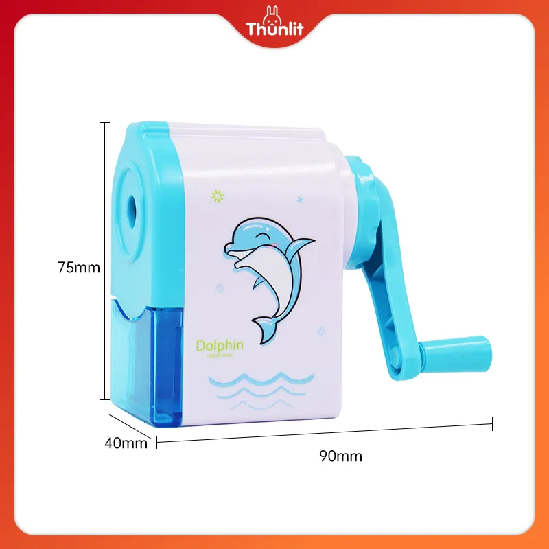 Thunlit Cute Pencil Sharpener Cute Creative Cartoon Hand-driven Pencil  Sharpeners for Students and Kids