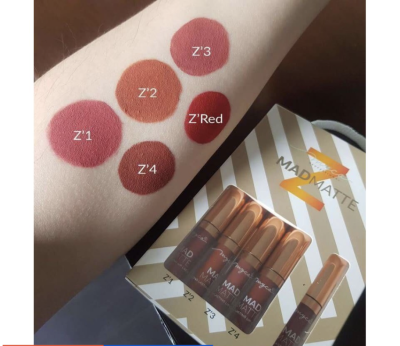 Myca Matte Lip MADMATTE Z เนื้อเนียน (เซต 5 สี )**ของแท้ พร้อมส่ง