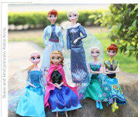 6ชิ้นเซ็ต Anna Rapunzel Snow White Belle Salon ตุ๊กตาสาว Play House ของเล่นสาววันเกิดคริสต์มาส Gift