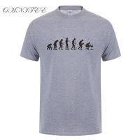 Mens Large T-shirt The Big Bang Theory Men T Shirt New Computer Evolution Men T-Shirtsummer Short Sleeve Cotton Sheldon Cooper Tees Top Ot-405【Size 4XL-5XL-6XL】