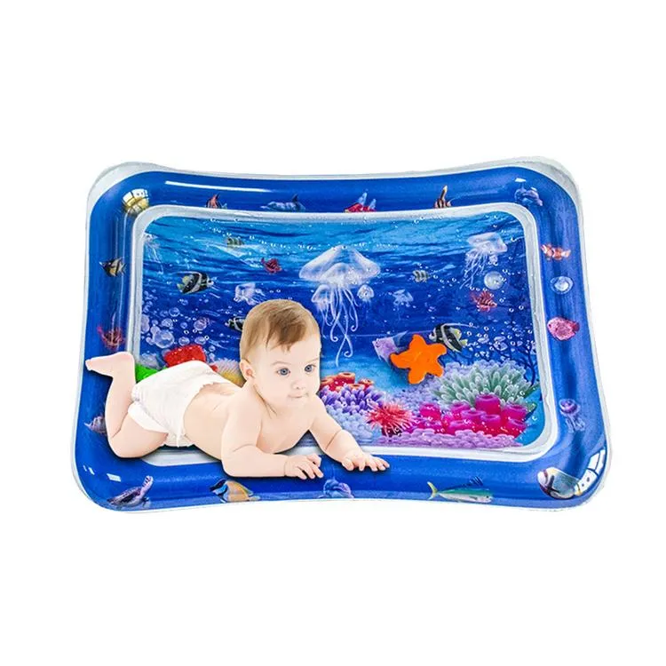 Magifire Tummy Time Baby Water Mat Infant Toy Inflatable Play Mat for 3 6 9 Months Newborn Boy Girl