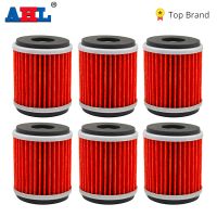 AHL Oil Filter For Yamaha MT125 YZF R125 VP125 YP125 Xmax 125 XG250 XT250 YBR250 CZD300 T110 Crypton YZ250F YZ450F YFZ 450