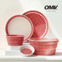 OMK กิ๊ฟติดผมซีรีส์เครื่องใช้โต๊ะอาหารเซรามิคจานชาม Underglaze