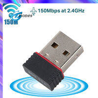 อะแดปเตอร์ Wifi ไร้สาย Usb 150M 2.4G การ์ดเน็ตเวิร์ก Mini Usb 2.0 Rtl8188เครื่องอุปกรณ์เชื่อมต่อกับ Wifi การ์ดเครือข่ายแลนการ์ดเน็ตเวิร์ก802.11 N/g/b