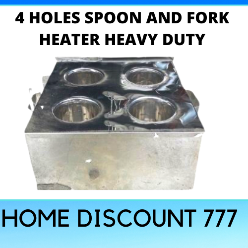 4 HOLES SPOON AND FORK HEATER HEAVY DUTY / DURABLE TABLE TOP SPOON