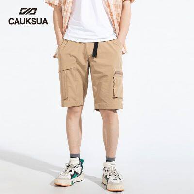 Mens Cargo Shorts Summer Casual Shorts High Quality Elastic Band Business Men Shorts Pockets Jogger Shorts