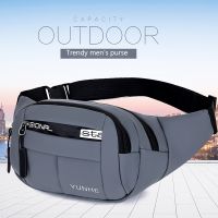 Outdoor Waist Bag Waterproof Waist Bum Bag Running Jogging Belt Pouch Zip Fanny Pack Mobile Phone Bag Oxford Cloth Chest Bag Running Belt