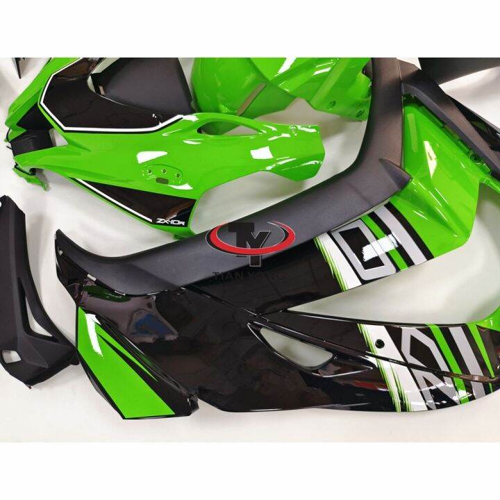 การฉีดตัวถังแบบเต็มชุดแฟริ่งสำหรับ-zx10r-zx-10r-คาวาซากิ2016-2017-2018-2019-2020-zx-ลายสีเงินสีเขียว10r