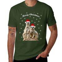 New Merry Christmas Meerkats 5 T-Shirt Vintage Clothes Sublime T Shirt Short Sleeve T Shirts For Men