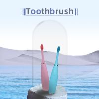 Portable Rechargeable Electric Ultra-Hygienic Sonic Toothbrush Care with Silicone PBT Polymer Bristles Replaceable Brush Head