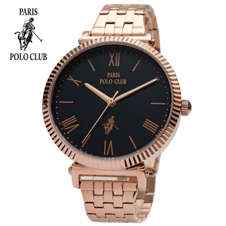 นาฬิกา-paris-polo-club-ผู้หญิง-3pp-2203935l-ของแท้มีกล่องใบรับประกัน-1-ปี