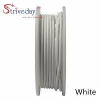 【Best value】 6เมตร (19.68ฟุต) 24AWG ที่มีความยืดหยุ่นยางซิลิโคนลวดกระป๋องสายทองแดง DIY สายอิเล็กทรอนิกส์10สีให้เลือก