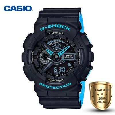 Casio G-Shockนาฬิกาข้อมือผู้ชายสายเรซิ่นรุ่นGA-110LN-1A