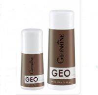 แป้ง GEO for men แป้งหอมโรยตัว 100 g.พร้อมโรลออนระงับกลิ่นกาย 50 ml. หอมติดทนนาน Giffarine GEO Powder Perfume and Roll-on Long Lasting Fragrance