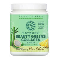 Sunwarrior Beauty Greens collagan+Protein 300g. คอลลาเจน บูสเตอร์+โปรตีน