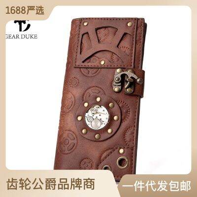 Spot Product Steampunk Womens Wallet Retro Style Wallet Clutch Bag