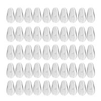 25 Pairs Air Bag Eyeglass Nose Pads Non Slip Air Chamber Eyeglasses Nose Pads D Shape Screw in Soft Silicone Nose Pads