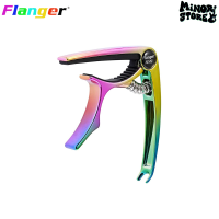 FLANGER CAPO ONE (RAINBOW) คาโปโลหะสีรุ้งผสมสังกะสีสําหรับกีตาร์ไฟฟ้าและอะคูสติก