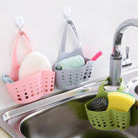 Plastic Sink Hanging Drain Water Bag Wash Sponge Brush Holder Bathroom Soap Organizer Basket Hang Leaking Case Bag 1PC