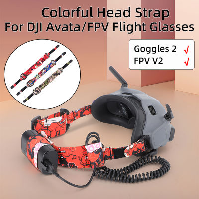 สำหรับ DJI Avata จมูกแว่นตา2คาดศีรษะ FPV V2เที่ยวบินแว่นตาคงที่หัวหน้าสายคล้องแบตเตอรี่ที่ใส่สายชาร์จผู้จัดการอุปกรณ์เสริม