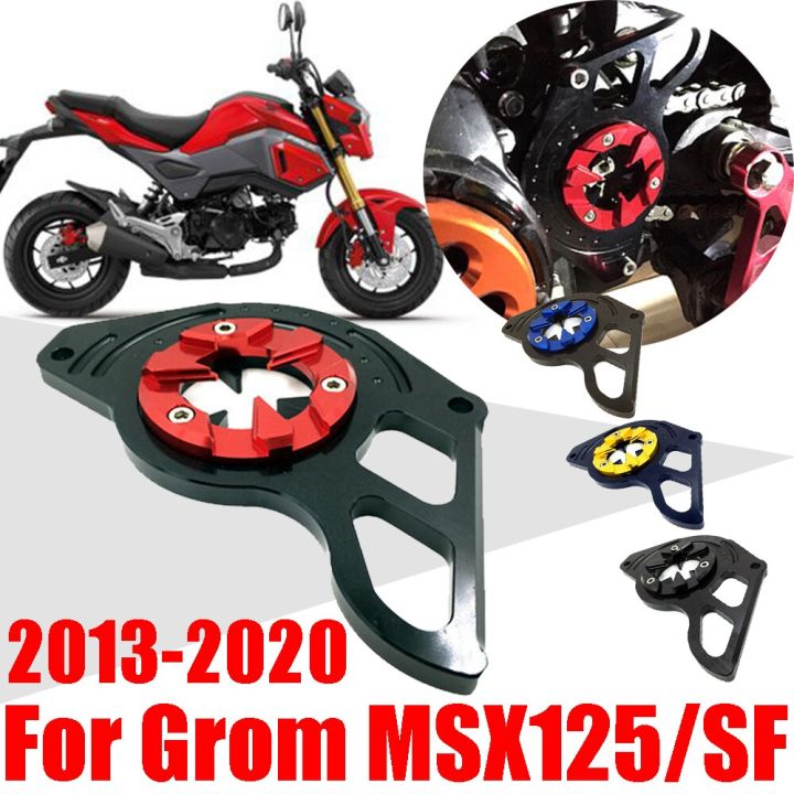 สำหรับ-honda-grom-msx125-sf-msx-125-sf-msx125sf-2013-2020-2019อุปกรณ์เสริมเฟืองหน้าอุปกรณ์ปกป้องป้องกันโซ่ฝาครอบป้องกัน