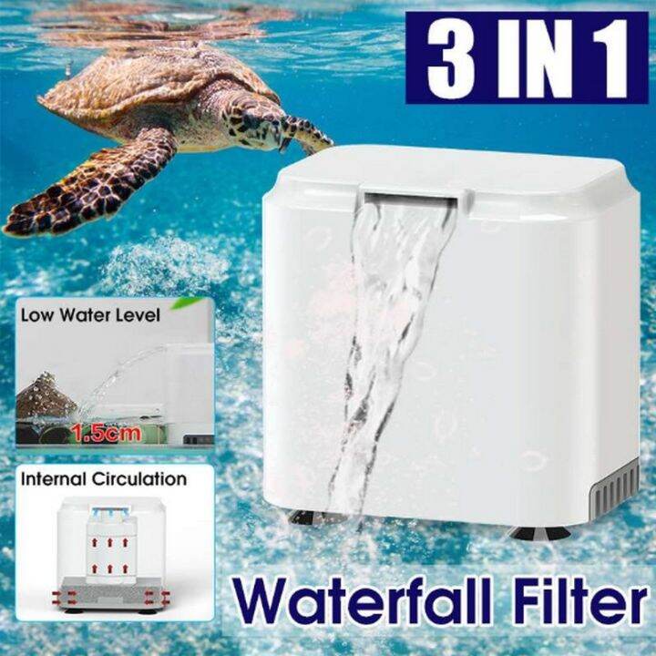 3 in 1 Low Noise Aquarium Filter Water Filter Fish Tank Internal Circulation Turtle Tank Filter
