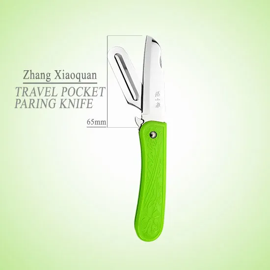 Travel Pocket Paring Knife Fruit Knife Peeling Vegetable Peeler Folding  Foldable Multi Function Small Portable Bottle Opener for Kitchen Traveling