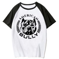 American Bully เสื้อยืดผู้หญิงออกแบบการ์ตูน Y2K เสื้อยืดหญิงอะนิเมะ y2k ฮาราจูกุเสื้อผ้า