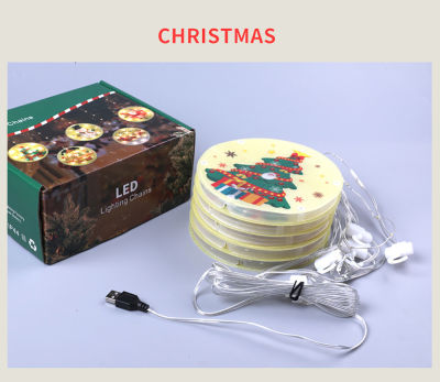 Christmas Decoration LED String Light Holiday Light Room Decorations Accessories USB Plug Christmas Hanging Fairy Light for Home